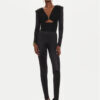 Elisabetta Franchi Гащеризон TU-019-46E2 Черен Slim Fit за Жени цена
