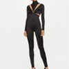Elisabetta Franchi Гащеризон TU-T32-47E2 Черен Slim Fit за Жени цена