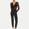 Elisabetta Franchi Гащеризон TU-021-46E2 Черен Slim Fit за Жени цена