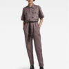 G-Star Raw Гащеризон D22536-D194-4751 Кафяв Regular Fit за Жени цена