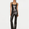 Patrizia Pepe Гащеризон 8T0041 E005 Черен Slim Fit за Жени цена