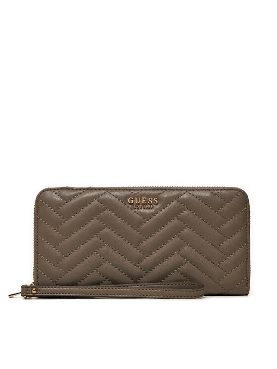 Guess Голям дамски портфейл SWQG95 08146 Кафяв за Жени цена