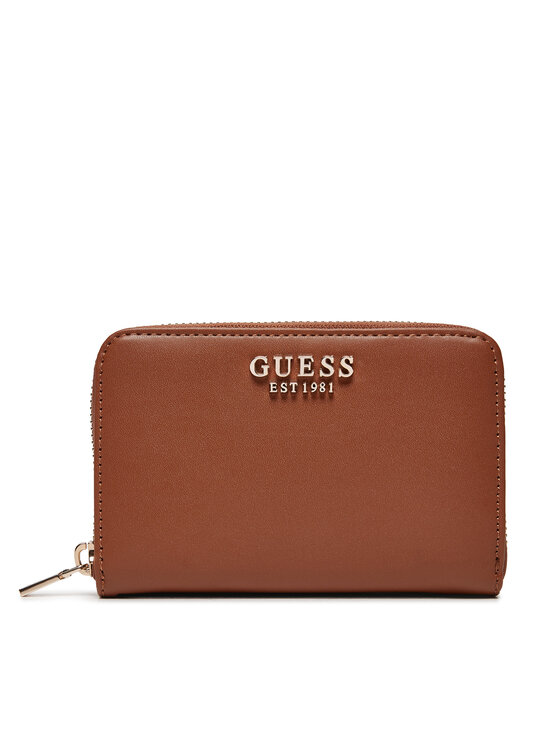 Guess Голям дамски портфейл Laurel SWVC85 00140 Кафяв за Жени цена
