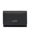 Liu Jo Голям дамски портфейл M Trifold AA5167 E0087 Черен за Жени цена