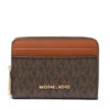 MICHAEL Michael Kors Голям дамски портфейл 32T4GJ6Z5B Кафяв за Жени цена