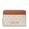 MICHAEL Michael Kors Голям дамски портфейл 32T4GJ6Z5B Бежов за Жени цена