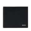 BOSS Голям мъжки портфейл 50536710 Черен за Мъже цена