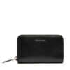Calvin Klein Голям мъжки портфейл Ck Glow Short Z/A 4cc W/Coin K50K512705 Черен за Мъже цена