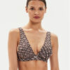 Boss Горнище на бански Beatrix 50515551 Кафяв Regular Fit за Жени цена