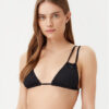 Calvin Klein Swimwear Горнище на бански KW0KW02727 Черен за Жени цена