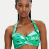 Seafolly Горнище на бански Secret Garden 30806-220 Зелен за Жени цена