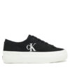 Calvin Klein Jeans Гуменки Vulc Flatform Low Cv Mg YW0YW01763 Черен за Жени цена