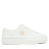 Calvin Klein Jeans Гуменки Vulc Flatform Low Cv Mg YW0YW01763 Бял за Жени цена