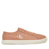 Calvin Klein Jeans Гуменки Ess Vulc Low Cv Mg Wn YW0YW01762 Коралов за Жени цена