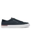 Tommy Hilfiger Гуменки Core Corporate Vulc Canvas FM0FM05398 Тъмносин за Мъже цена