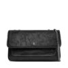 Calvin Klein Jeans Дамска чанта Chain Ew Flap Conv Chain Bag LV04K3084G Черен за Жени цена