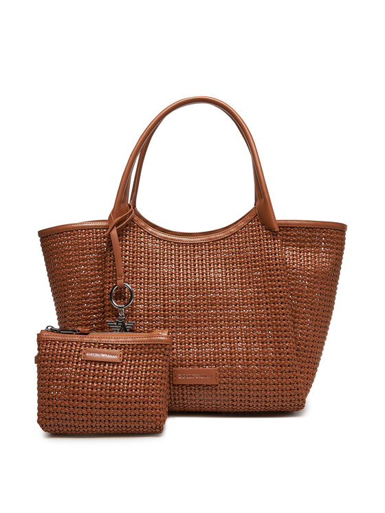 Emporio Armani Дамска чанта EW001009 AF14309 U6164 Кафяв за Жени цена