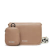 HUGO Дамска чанта Bel Crossbody Flap 50541869 Бежов за Жени цена