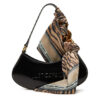Just Cavalli Дамска чанта Chain Foulard 78RA4BH4 ZSB86 Черен за Жени цена