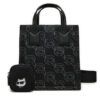 KARL LAGERFELD Дамска чанта A1W30130 Черен за Жени цена