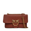 PINKO Дамска чанта Love One Soft Mini AI 24-25 PLTT 104528 A29Q L84Q Кафяв за Жени цена