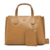 Tommy Hilfiger Дамска чанта Th Distinct Mini Tote AW0AW17192 Кафяв за Жени цена