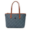 Tommy Hilfiger Дамска чанта Th Monoplay Leather Mini Tote AW0AW17415 Тъмносин за Жени цена