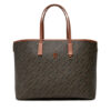 Tommy Hilfiger Дамска чанта Th Monoplay Leather Tote AW0AW17416 Черен за Жени цена