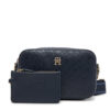 Tommy Hilfiger Дамска чанта Th Distinct Camera Bag Mono AW0AW17221 Тъмносин за Жени цена