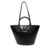 Tommy Hilfiger Дамска чанта Heritage Leather Tote AW0AW17209 Черен за Жени цена