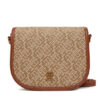 Tommy Hilfiger Дамска чанта Th Monoplay Leather Saddle Bag AW0AW17414 Кафяв за Жени цена