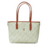 Tommy Hilfiger Дамска чанта Th Monoplay Leather Mini Tote AW0AW17415 Зелен за Жени цена