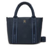 Tommy Hilfiger Дамска чанта Th Logotape Mini Tote AW0AW17201 Тъмносин за Жени цена