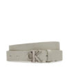 Calvin Klein Jeans Дамски колан Monogram Placque Buckle 25Mm LV04K7003G Бял цвят на ниска цена