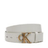 Calvin Klein Jeans Дамски колан Monogram Placque Buckle 30Mm LV04K7002G Бял за Жени цена