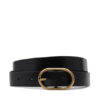 Calvin Klein Jeans Дамски колан Casual Center Pin Buckle 25Mm LV04K7010G Черен за Жени цена