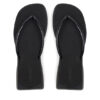 Calvin Klein Jeans Джапанки Sq Low Wedge Sandal Stitch YW0YW01716 Черен за Жени цена