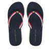Tommy Hilfiger Джапанки Th Corporate Wedge Beach Sandal FW0FW08520 Тъмносин за Жени цена