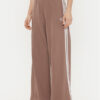 adidas Долнище анцуг 3-Stripes JC5762 Бежов Wide Leg за Жени цена