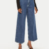 Calvin Klein Дънки K20K207267 Тъмносин Wide Leg за Жени цена