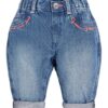 Guess Дънки K3GA01 D4MU2 Син Mom Fit за Момичета цена