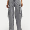 JJXX Дънки Tokyo 12267831 Сив Wide Leg за Жени цена