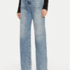 Just Cavalli Дънки 77PAB503 Син Wide Leg за Жени цена