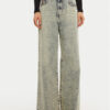 One Teaspoon Дънки 26505 Син Wide Leg за Жени цена