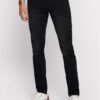 Only & Sons Дънки Loom 22007451 Черен Slim Fit за Мъже цена