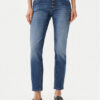 Please Дънки P1YMBQ2W5L Тъмносин Slim Fit за Жени цена