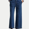 Polo Ralph Lauren Дънки 211959033001 Тъмносин Wide Leg за Жени цена