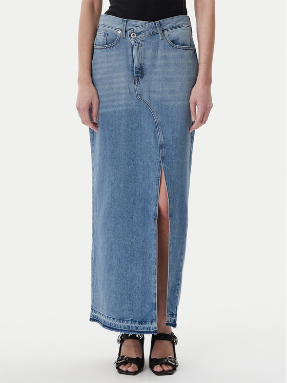 Дънкова пола Karl Lagerfeld Jeans за Жени цена
