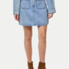 Pieces Дънкова пола Sky 17155880 Син Regular Fit за Жени цена