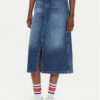 Tommy Jeans Дънкова пола Claire DW0DW19646 Син Regular Fit за Жени цена